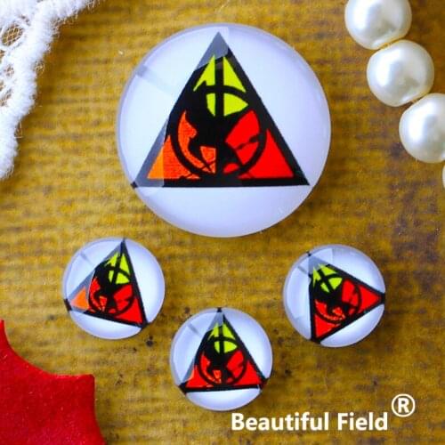 12mm 25mm 14mm 16mm 18mm 20mm Photo Glass Cabochons Round Cameo Set Handmade Settings Stone Magic EER559