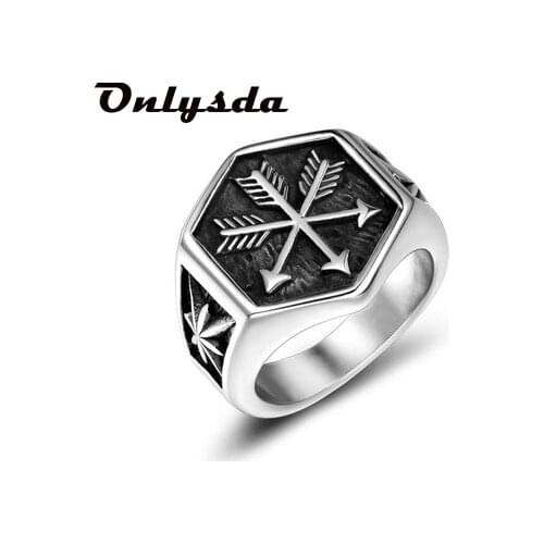 Unique Vintage Wedding Gift Allergic Personality Feathers Arrow Ring High Quality Punk Women Jewelry for Party Gift Anel