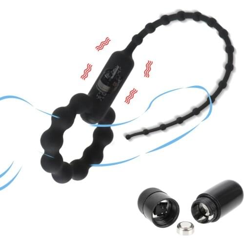 VATINE Horse Eye Vibrator Erotic Sex Toys For Men Penis Plug Urethral Vibrator Adult Products Silicone