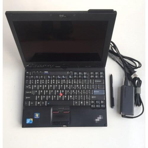 Car diagnostic laptop X201T touchscreen used computer best price with battery without hdd or can choose software HDD for B MW MB