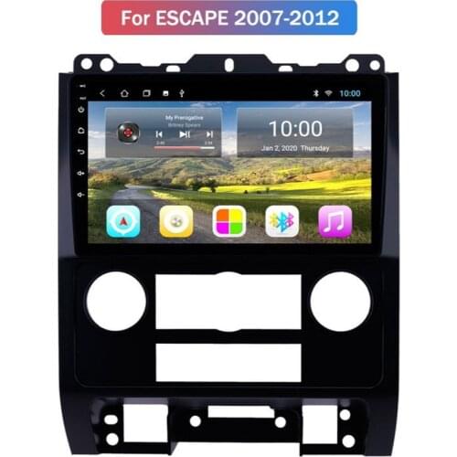 Android 10.0 System Quard Core 2G+32G WIFI HD 1024*600 Car GPS Nagavition For FORD ESCAPE 2007-2012 Car Radio GPS Player