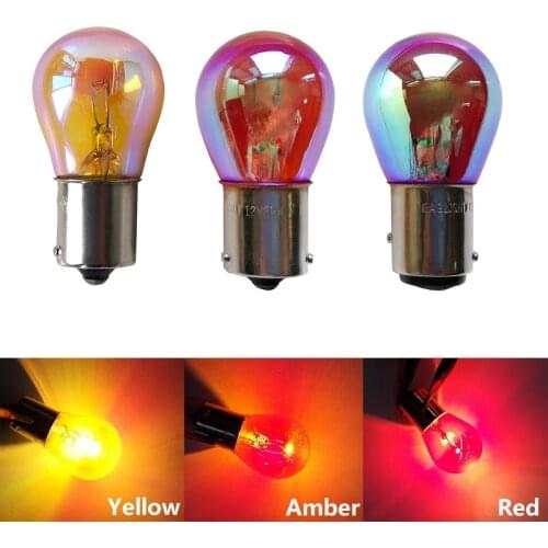 1pcs Car Light Bulb P21w Ba15s 1156 Diadem chrome BAU15S PY21W Turn signal light 1157 Instructions Lamp Reverse brake light