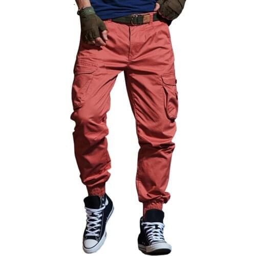 Male Camo Pant Black Streetwear Mens Cargo Pants Fashion Casual Camouflage Many Pocket Stretch Work Joggers Slim Leg Trousers