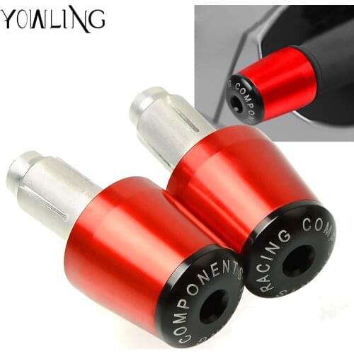 CNC motorcycle handlebar handle bar grips ends for Honda CBR 1000RR VTR 1000F XV 1000V Hornet 900 CrossRunner 800 VFR 800 CB 750