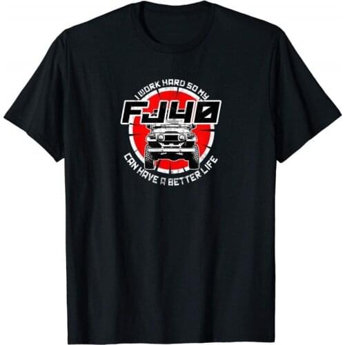 Fj 40 Land Cruiser Bj40 Off Road Fashion Men Free Shipping Top Tees Custom Any Logo Size Hip Hop T Shirt