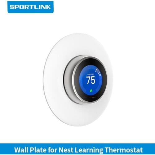 Wall Plate Cover for Nest Thermostat 3rd 2nd 1st Generation Matte White [ Not Compatible with Nest E]