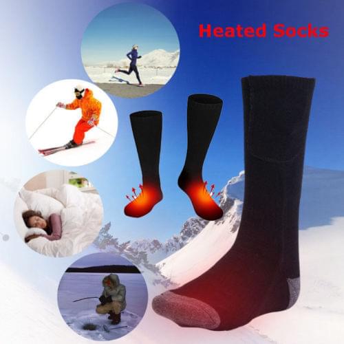 Unisex Electric Heated Socks Thick Heat Trapping Insulated Heated Boot Thermal Socks