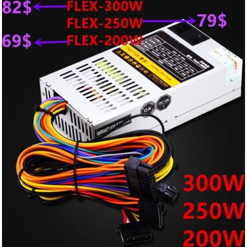 New PSU For Cemo HTPC 9001 1001 9000 Small 1U 300W/250W/200W Power Supply FLEX-300W FLEX-250W FLEX-200W