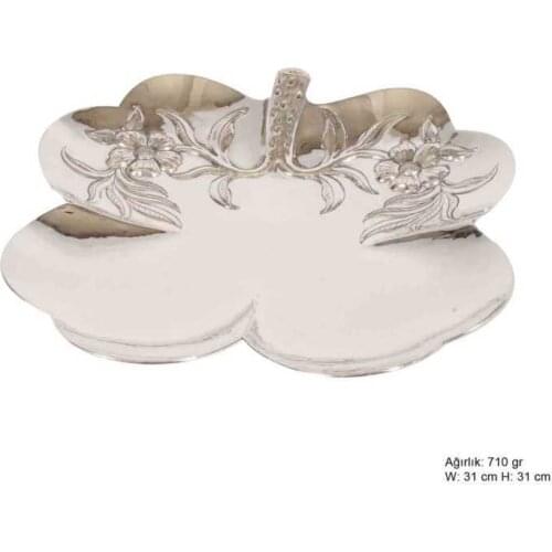 Silverlina Daisy Motif Silver Plate