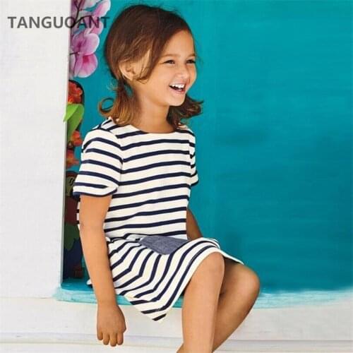 TANGUOANT Casual Dresses For Girls