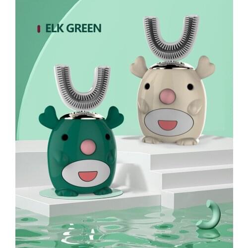 Smart 360 Degrees XioMi Electric Toothbrush Kids Silicon Automatic Ultrasonic Teeth Tooth Brush Cartoon Pattern Children