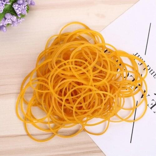 High Quality Stationery Holder Thermostability Rubber Bands Strong Elastic Hair Band Loop Office Supplies