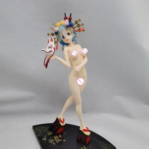 1/7 Re:ZERO Starting Life in Another World Rem Oirandouchuu Naked Two bodies Resin PVC Figure GK Model Worth Collectable Toy
