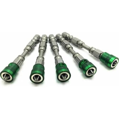 5/10 Piece Set Color Magnetic Ring 65 Mm Magnetic Drill Screwdriver Bit S2 Steel Cross Head Set Screwdriver Set Hand Tool