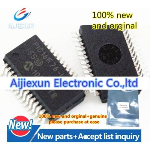 5Pcs 100% New and original PIC16F76-I/SS SSOP28 28/40-pin, 8-bit CMOS FLASH Microcontrollers in stock