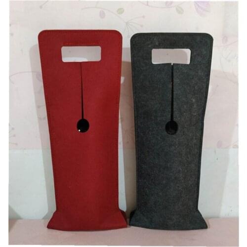 50PCS/LOT Felt Fabric Cloth Red-Wine Bag Gift Bag High Quality New Style Free Shipping