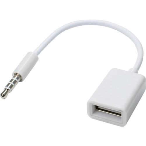 MOSUNX Immunity 3.5mm AUX Auxiliary Audio Jack Into The USB Converter Cable Futural Digital Hot Selling F35