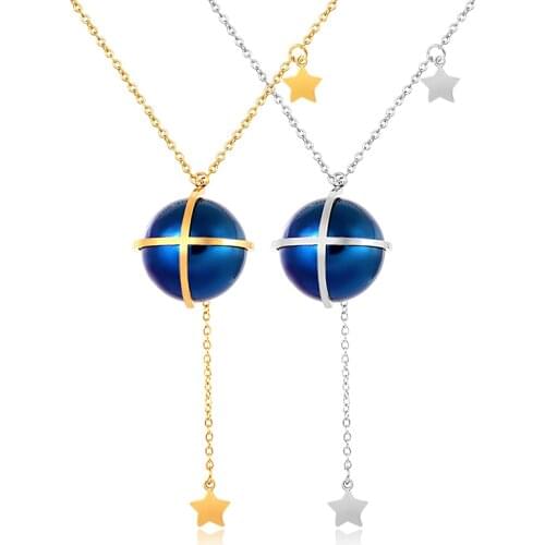 FYSARA Star Pendant Choker Necklaces Women Chain Pair Of Celestial Best Friends Gift For Friend Tassel Necklaces Gold Collier