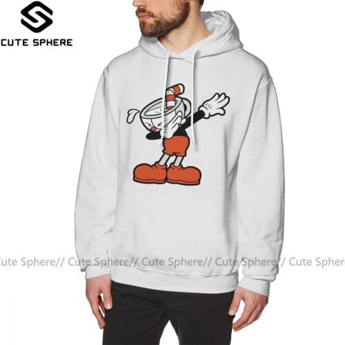 Counter Strike Hoodie Cuphead Dab Hoodies XXXL Mens Pullover Hoodie Long Sleeve Popular Streetwear Winter Blue Cotton Hoodies