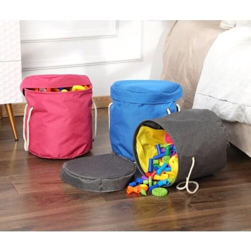 Toy Organizer Storage Bucket Bag Quick Sundries Clean-up Storage Household Folding Organizing Storage bucket