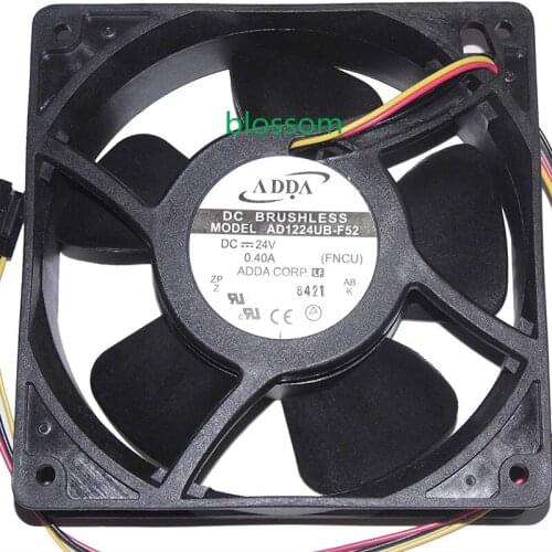 For Siemens variable frequincy Fan, 12038 AD1224UB-F52 24V 0.4A 3Wire Inverter Fan