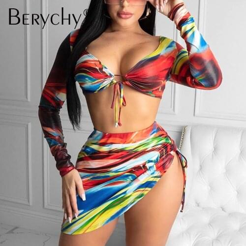 Three Pieces Swimsuit Matching Cover Up Set Sexy Tie Bikini with Bottom Swimsuits Sexy 3 Piece Swim Suit Long Sleeve Tankini