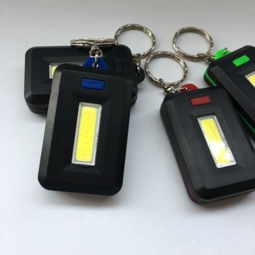 Mini LED Flashlight Keychain Portable Keyring Light Torch Key Chain 45LM 3 Modes Emergency Camping Lamp backpack Outdoor Tools
