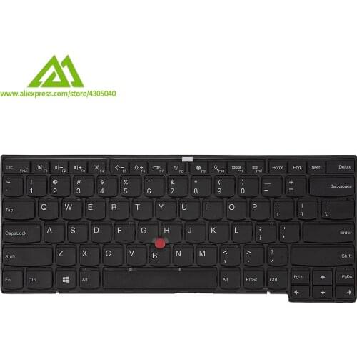 New Original US English Keyboard for Lenovo Thinkpad T460S S2 13 S2 2nd 13 2nd No Backlit 00PA411 00PA493 P/N:SN20H42405