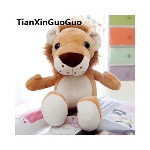 About 28cm cartoon lion plush toy soft doll birthday gift b0704