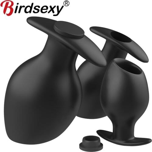 Hollow Butt Plugs Adult Sex Toys Anal Plug Anus Cleaning Expansion AnchorShower Enema Prostate Massager Intimate Good Erotic Toy