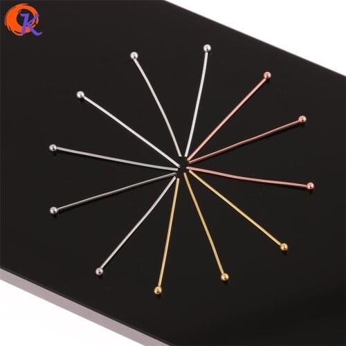 Cordial Design 100Pcs 25mm 30mm 40mm 50mm Jewelry Accessories/diy/Copper Material/Ball Pins & Needle/Hand Made/Earring Findings