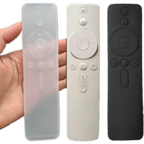 1PC Silicone Voice Button Remote Control Cover Case for Xiaomi 4 TV Dustproof Protective Case for Xiaomi Set-top Mi Box 4 Series