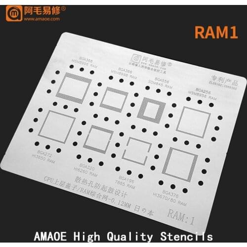 BGA Reballing Stencil For CPU RAM BGA366/MSM8996 BGA366/MSM8998 BGA556/SDM845 BGA256/MSM8956BGA272/HI3650 BGA320/HI6260 7885