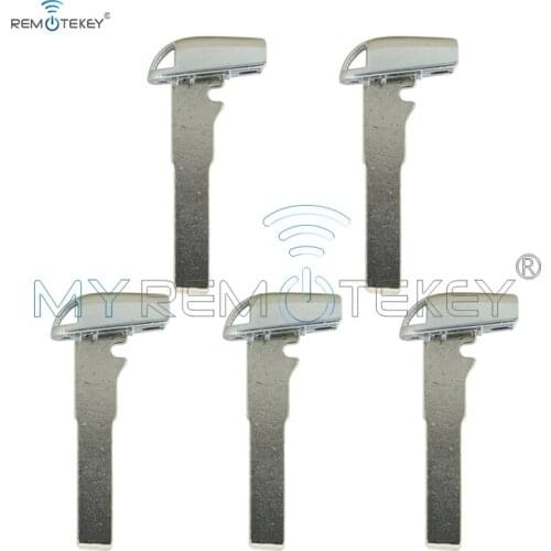 Remtekey 5pcs Smart insert key blade SIP22 for Jeep Renegade emergency key blade replacement