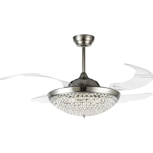 YEELED Light 42" Industrial Ceiling fan with Lights and Remote control 3 Color Light for Indoor Living Room Bedroom Dining Room