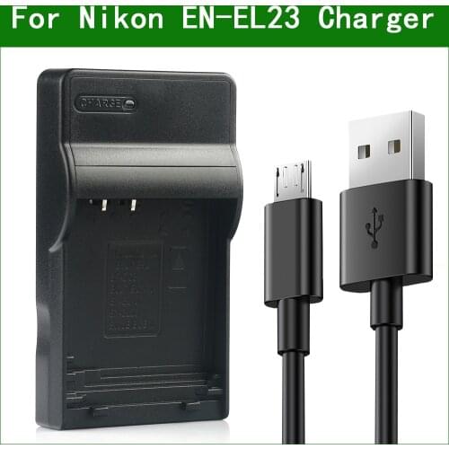 EN-EL23 ENEL23 EN EL23 MH-67 Digital Camera Battery Charger For Nikon COOLPIX P600 P610 P610s P900 P900s S810c B700
