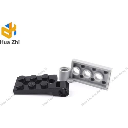Building Blocks Parts 98286 10PCS Hinge Plate 2 x 4 with Pin Hole - Top LEGOING MOCS Education