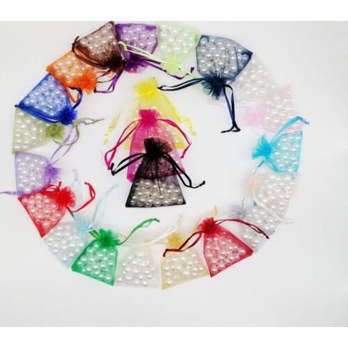 100pcs Organza Bags 15x20 Small Organza Gift Bags For Packaging Display Storage Bag Pouch Wedding Jewelry Christmas Gift Bag Diy