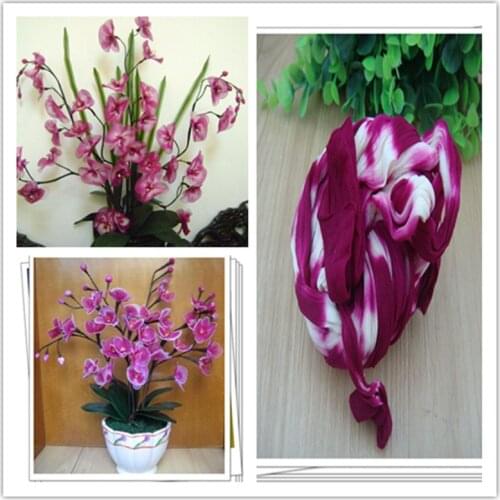 54 colors mix shipping or only one color ship double color stocking flowers/nylon flower /silk flower making/ DIY flowers craft