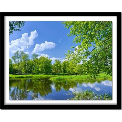 Diamond embroidery diy 5d diamond painting nature ScenicCross Stitch full square drill Rhinestone diamond home decoration