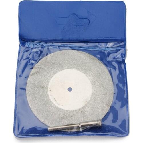 60mm Diamond Grinding Wheel Metal Cutting Disc For Mini Dremel Rotary Tool Accessories With 1pc Arbor Shaft