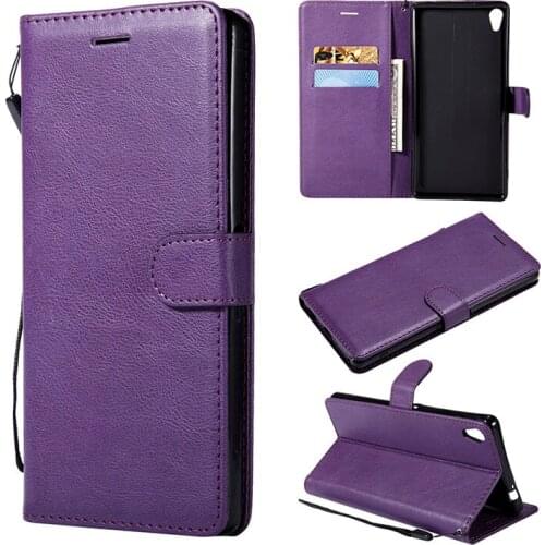 Retro PU Leather Wallet Case For Sony Xperia L1 L2 E5 E6 Z3 Z5 Mini XZ XZ1 XZ2 Compact XA2 XA XA1 Ultra Book Style Cover Coque