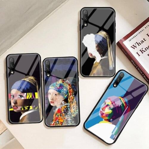 Funny Art Aesthetics Phone Case For Huawei P9 10 20pro 30lite Mate 9 10lite 20pro Honor 7A 8X 9 Nova3i 5ipro Tempered Glass