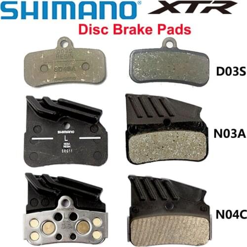 Shimano DEORE XTR N03A N04C D03S Disc Brake Pads N03A Resin N04C Metal Ice Tech Cooling Fin Ice Tech Pad Mountain M7120 M8120