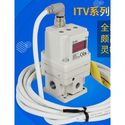 SMC Electronic Vacuum Regulator/ Electro-Pneumatic Regulator ITV1050-312L for Pneumatic Equipment Control Air pressure