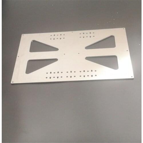 Funssor 200x300mm heated bed support 3mm Aluminum alloy Extended Y Carriage Plate for Prusa i3