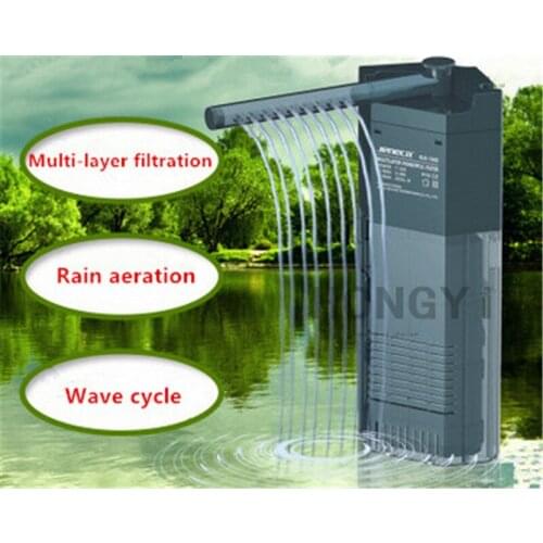 HONGYI 1 piece GLB-600/GLB-800/GLB-1000 fish tank mini biochemical filter built-in filter mute energy saving water circulation