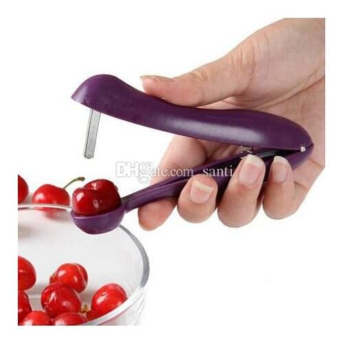 Fashion Hot Nordic Cherries Creative Kitchen Gadgets Tools Pitter Cherry Seed Tools Fast Enucleate Keep Complete Creative Tools
