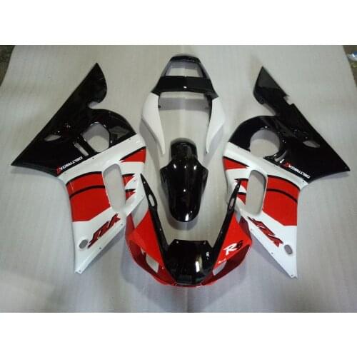 Motorcycle Fairing kit for YAMAHA YZFR6 98 99 00 01 02 YZF R6 YZF600 1998 2000 2002 TOP Red white black Fairings set+7gifts YD44