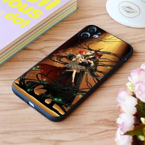 For iPhone The Ancient Magus Bride Print Soft Matt Apple iPhone Case 6 7 8 11 12 Plus Pro X XR XS MAX SE
